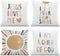 ISANOU Jesus Loves Me Throw Pillow Covers, Sun Decorate Pillow Covers for Nursery