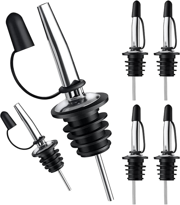 Pafusen 6 Pack Liquor Bottle Pourers, Liquor Pour Spout for Liquor Bottles,