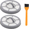 ApplianPar Vacuum Filter Replacement with Brush for Eureka Airspeed EF-7 AS3001A, AS3008A, AS3011A, AS3030A (Pack of 2)