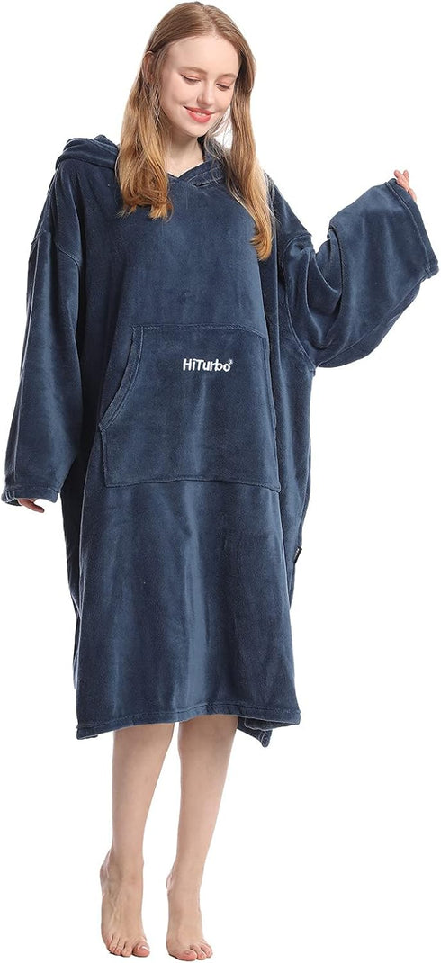 Swimming Hiturbo Surf Poncho Changing Towel Hoodie: Oversized Soft Hooded Beach Towel - Plush Swimwear Wetsuit for Pool