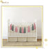 DrCor Pastel Tassel Garland Pink & Sage Green Boho Spring Garland for Nursery, Classroom Decor, Baby Shower, Kids Room