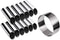 DS. DISTINCTIVE STYLE Cannoli Tubes Kit, 12 Pieces Stainless Steel Canolli Shell Molds for Baking