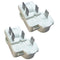 2Pcs Refrigerator Compressor PTC Starter Relay, Over Load Protector 4Pin for ZHB Series Compatibility