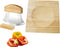 TLIOCAS Alaska Ulu Knife Mezzaluna Cutter n Chopping Bowl Set,Mezzaluna Mincing Chopper with