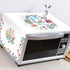 Microwave Oven Dust Cover, Decorative Kitchen Appliance Cover, 13.8 x 39.4in (Hello)
