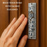 TALISMAN4U Silver Enamel Jewish MEZUZAH CASE with Scroll, 4 Inch Jerusalem Israel Judaica Door Mezuza