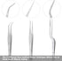 Cridoz 6 Pcs Precision Tongs Stainless Steel Kitchen Cooking Tweezers, Drawing Spoons, Offset Spatula for Food Plating
