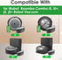 Vacuum Accessories Kit for iRobot Roomba Combo i5, i5+, j5, j5+ - 2 Brush Rollers, 4 HEPA Filters, 4 Mop Pads, 4 Side