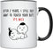 YouNique Designs 2 Year Anniversary Mug, 11 Ounces, Coffee Mug for Girlfriends and Wives (Black Handle)