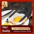 2 in 1 Egg Flipper Spatula Tongs - Multi-purpose Non-Stick Kitchen Gadgets for Cooking, Pancakes, Quesadillas,