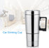Asixx 12V/24V Car Heating Cup, 300ml Electric Kettle for Coffee, Tea, Water Mug, 304 Stainless Steel (24V)