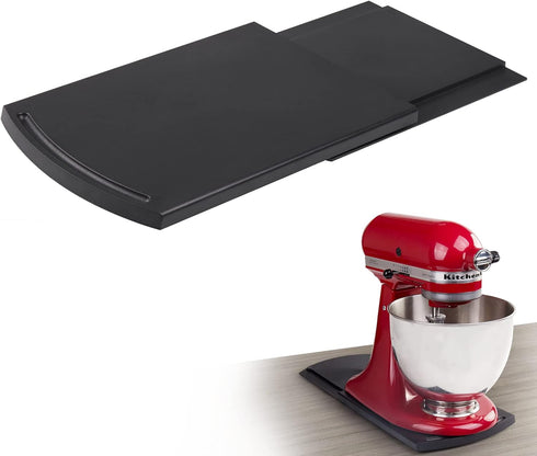 Bruvoalon Kitchen Appliance Sliding Tray for Coffee Pot, Toaster, KitchenAid Mixer, Blenders, Air Fryer with Rolling