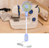Pssopp Mini Desk Fan, Three-speed Adjustable Cooling Electric Fan with Magnetic Base