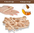 FOCCTS 100pcs 3 inch Honey Dipper Sticks, Wooden Honey Dipper Honey Stirrers Honey Spoon with Natural Jute Twine Kraft