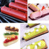 Long Strips Silicone Mold, Finger Shaped Cookie Molds, 2 PCS-10 Cavity Chocolate Rectangular Cereal Bar Molds, Ice Cube