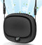 Portable Neck Fan, Mini Handheld USB Rechargeable Fan, 5 Speed Adjustable, Hands Free Wearable Fan (Black)
