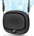Portable Neck Fan, Mini Handheld USB Rechargeable Fan, 5 Speed Adjustable, Hands Free Wearable Fan (Black)