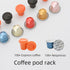 Extra-large K Cup Holders for Counter - Coffee Pod Storage Organizer, Large Capacity Black Wire Kup Storage
