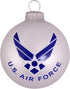 Christmas Tree Ornaments Made in The USA, 80mm / 3.25" Collectible Glass Balls, Handmade Holiday Decoration
