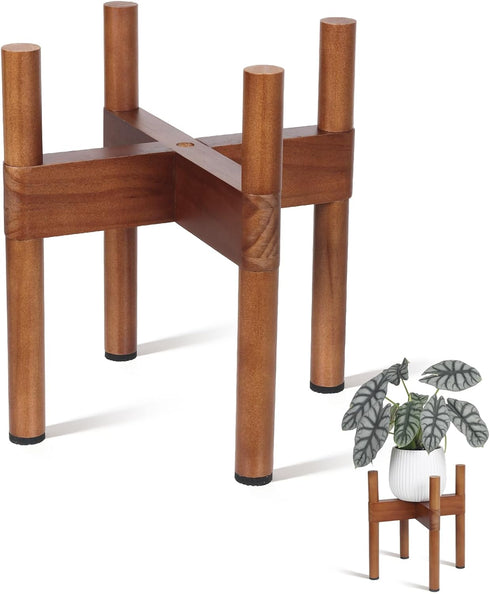 Vigordream Plant Stand Indoor, Wood Plant Holder, Mid Century Modern Decor Tall