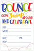 Bounce House or Jumping Party Invitations with Envelopes (20 Count)