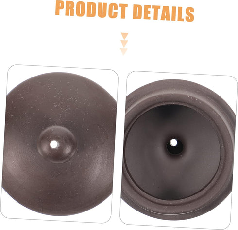 Purple Clay Teapot Lid - Replacement Porcelain Tea Kettle Lid for Japanese Accessories