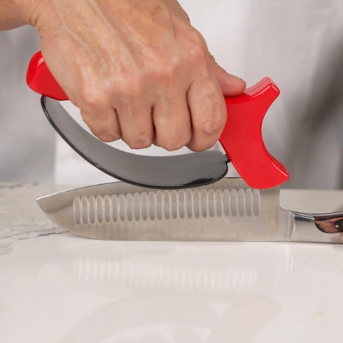 Chef Master 90015 Hand-Held Carbide Tipped Blade Sharpener, Professional Chef Grade Kitchen Knife Tool