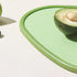Chopping Board, Plastic Double-sided Avocado Shape Cutting Board, Food Safe PP Material for Kitchen
