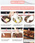 Brownie Pan with Dividers, Non Stick 18 Pre-slice Carbon Steel Bakeware Tray for Baking Bread and Cake