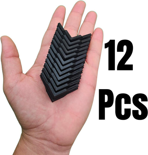 Whalen Post Insert Corner Connector for Shelving, Costco (12 Units), Black