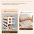 30 Eggs Egg Holder for Fridge - Auto Rolling Fridge Egg Organizer, 4 Tiers Large Capacity Egg Dispenser (White)