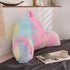 Aimuan Reading Pillow Bed Rest Pillow with Arms Rabbit Fur Cushion for Adults Teens Incline Rest Sitting up & Sleeping