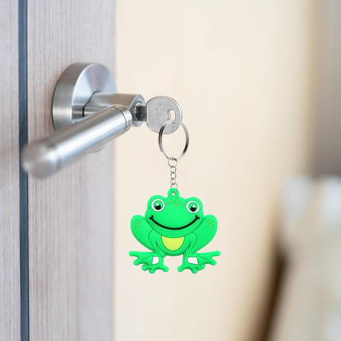 40 Pack Frog Keychains for Birthday Party Bag Fillers, Frog Themed Party Favors, Baby Shower Return Gifts
