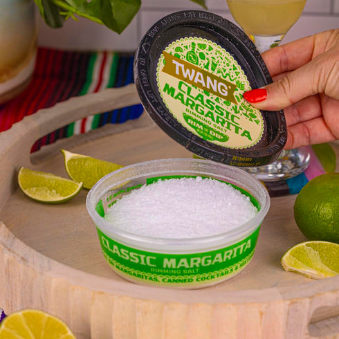 Rimmer, 4 (Pack 1) Twang Flavored Salt Classic, for Margaritas, Mocktails, Smoothies and Micheladas, Ounce