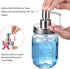Mason Jar Bathroom Accessories Lids Set (4pcs) - Jars Not Included - Soap Dispenser, Toothbrush Holder, Apothecary Lids
