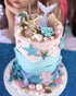JeVenis 3D Big Mermaid Tail Mold, Silicone Fondant Mold for Cake Decoration and Chocolate Candy Mold