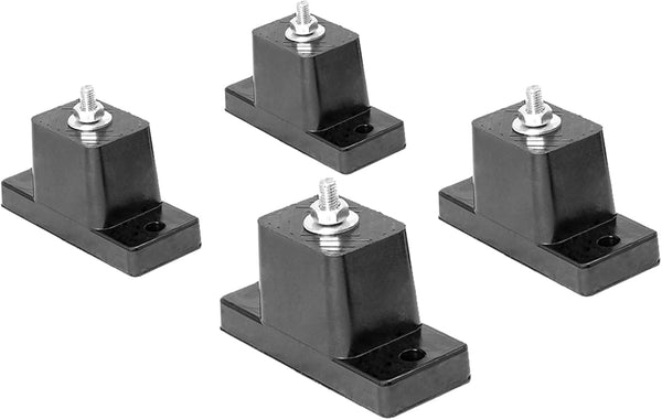 Mini Split Wall Mounting Bracket 4 Pack, Rubber Vibration Isolator for Air Conditioner, Shock Absorbing Pads