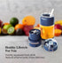 Personal Size Portable Blender for Shakes and Smoothies with 8 Ultra Sharp Blades, 12 Oz USB Rechargeable for