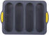4-Cavity Silicone Bread Loaf Pan, Nonstick Sourdough & Heat Resistant Baguette Bread Pan, Silicone Molds for Baking