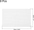 uxcell 13 x 20.9" Silicone Dehydrator Sheets, 9 Pcs Non-Stick Dehydrator Drying Mesh Reusable Fruit Dryer Mat for Food Dehydrator Fruit Dryer, White