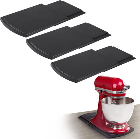 Bruvoalon Kitchen Appliance Sliding Tray - Slider for Coffee Pot, Toaster, KitchenAid Mixer, with Rolling Wheels (3