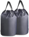 MCleanPin 140L Washable Laundry Bags with Handles, Dirty Clothes Storage for College Dorm or Travel, 2 Pack (Elegant