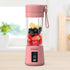 Portable Blender, Mini Personal Blender Bottles for Shakes and Smoothies, USB Rechargeable Cordless Electric Juicer Cup