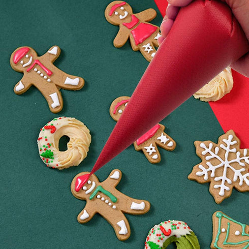 Tipless Piping Bags - 100pcs 12-Inch Disposable Pastry Bags for Royal Icing/Cookies Decorating, Best Frosting Icing