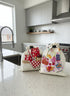 2 XL Beeswax Bread Bags for Homemade Bread, Sourdough Reusable, Plastic-Free, Keeps Fresh, Washable, Compostable (Beige