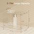 Counter Countertop 2 Bathroom Organizer Tier Storage Acrylic Corner Makeup Organizer for Perfume Stand, Vanity Holder