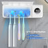 Littte Quokka 2000mAh 4 Little Quokka Toothbrush Sanitizeri Holder, Rechargeable Cordless Wall Mounted Holders