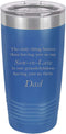 Stainless Steel Engraved Insulated Tumbler 20 Oz Travel Coffee Mug, Blue - "Only thing better than having you as my