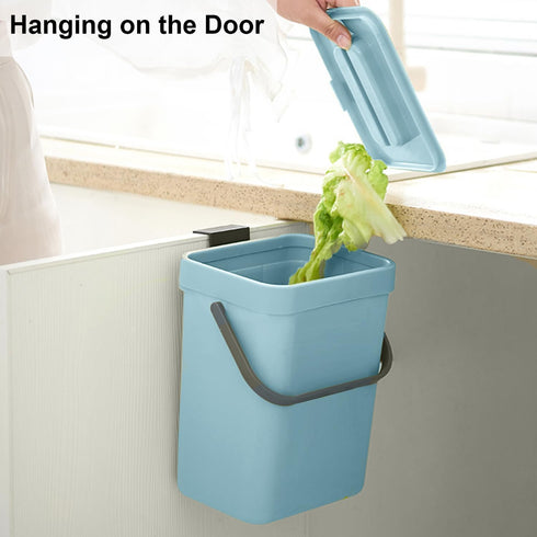 LALASTAR Small Compost Bin for Kitchen, Odorless Countertop Compost Bucket with Lid, Mini Food Waste Bin 3L/0.8 Gal,
