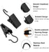 Coideal Small Curtain Clips Hooks, 100 Pack Black Metal for Hanging Christmas String Lights and Art Display